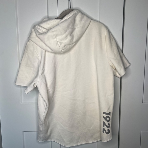 Hollister Cut Off Short Sleeve Graphic Hoodie Men's Size XL - Picture 5 of 5